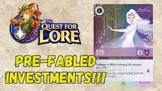 Thumbnail: THE BEST PRE-FABLED DISNEY LORCANA CARDS YOU SHOULD BE INVESTING IN NOW!!!