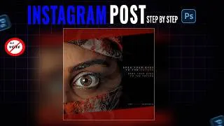 Thumbnail: Instagram Post Design in Photoshop | Step by Step Tutorial (No Voice)