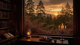 Thumbnail: You're Reading Alone at a Highland Manse Library | 3 Hours of Celtic Study Music | Dark Academia