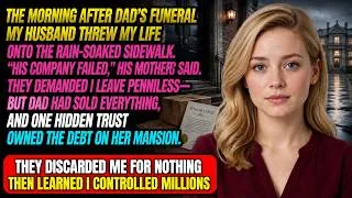 Thumbnail: My Husband Threw Me Out After Dad’s Funeral—So I Bought His Mother’s $8.7M Debt