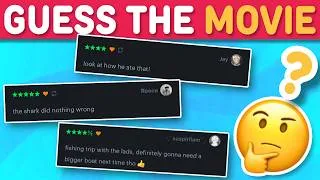 Thumbnail: GUESS THE MOVIE BY THE LETTERBOXD REVIEW 🎬 🤩 💬 | Movie Quiz