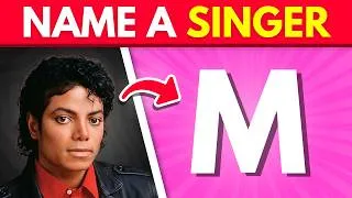 Thumbnail: Name A Singer from A to Z 🧑‍🎤🔠 | Alphabet Quiz 2026