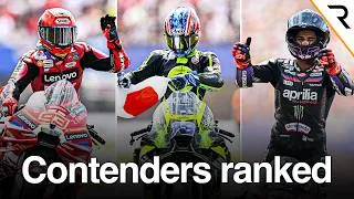 Thumbnail: MotoGP title contenders' chances ranked