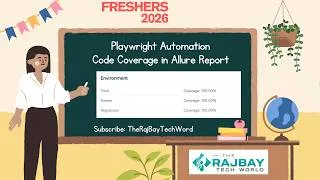 Thumbnail: Playwright + Allure Report | Generate JS Test Coverage (Smoke & Regression) Using Node.js