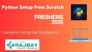 Thumbnail: Python Setup for Beginners | Fresh Python Installation on Windows (2026)