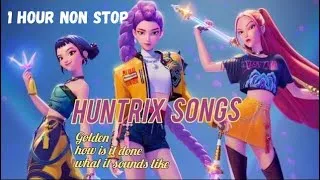 Thumbnail: HUNTRIX Kpop Demon Hunters - 1 HOUR Non Stop Full Soundtrack 