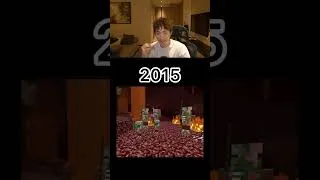 Thumbnail: minecraft then vs now