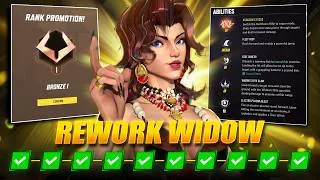 Thumbnail: I Did My Placements With ONLY Reworked Black Widow in Marvel Rivals