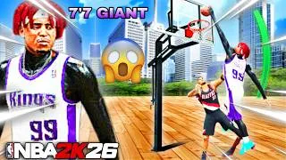 Thumbnail: Can I score 50 points with my 7'7 giant