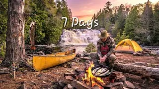 Thumbnail: 7 Days Wild Trout Fishing & Camping Remote Wilderness Park - Bushcraft Catch & Cook