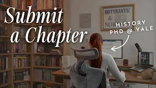 Thumbnail: productive study vlog 📚✨👩🏼‍💻 submitting chapter 4 of my phd in history