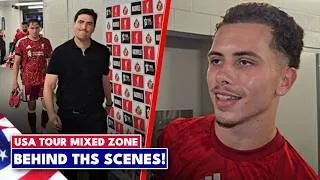 Thumbnail: Behind The Scenes At A Liverpool Mixed Zone, Kieran Morrison On Andoni Iraola & More