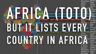 Thumbnail: Africa (Toto)...but it lists every country in Africa