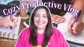 Thumbnail: A Productive Day in my Life ✨☁️ realistic productivity, cozy gaming & content creation