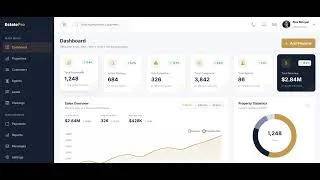 Thumbnail: Premium Real Estate Admin Dashboard UI | Bootstrap 5 Property Management Dashboard