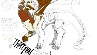 Thumbnail: BONEWINGS! A wof fan tribe | speed paint