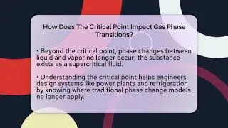 Thumbnail: How Does The Critical Point Impact Gas Phase Transitions? - Thermodynamics For Everyone