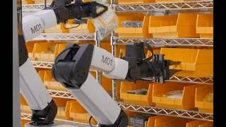 Thumbnail: Bimanual manipulation from Collaborative Robotics' Proxie 2.0 robot