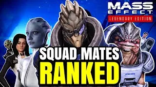 Thumbnail: MASS EFFECT Squad Members RANKED - My Favourite Mass Effect Trilogy Companions in 2026