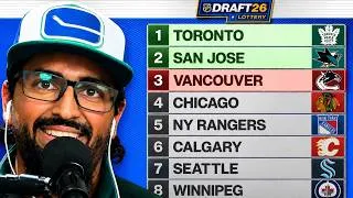 Thumbnail: Canucks Fan Reacts to Maple Leafs Winning the Draft Lottery