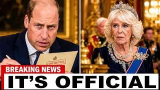 Thumbnail: BREAKING: William STUNS Entire UK After Signing This Secret Document About Camilla’s Future Role
