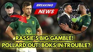 Thumbnail: POLLARD OUT! Springboks Face MUST-WIN Battle Against All Blacks in Cape Town#rugbynews