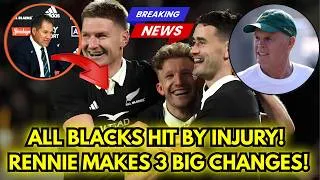 Thumbnail: All Blacks Hit by Injury Blow! Dave Rennie Makes 3 Changes for Springboks Test Two #rugby #allblack