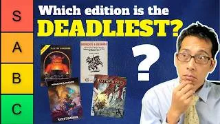 Thumbnail: Which edition is the DEADLIEST? A history of DEATH in D&D and Pathfinder!