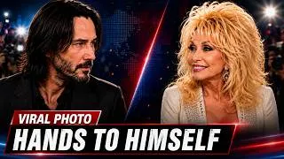 Thumbnail: Keanu Reeves Keeps His Hands to Himself – The Viral Photo With Dolly Parton That Broke the Internet