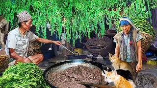 Thumbnail: A New Way to Save Wild Ferns for Winter | Hidden Mountain Life in Nepal