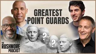 Thumbnail: Shaquille O'Neal & Reggie Miller Debate The Mount Rushmore of NBA Point Guards | Rushmore Podcast