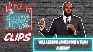 Thumbnail: Can LeBron James Make His Decision Already? | NBA Clips | The Russ Joy Show