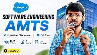 Thumbnail: Salesforce Software Engineer Hiring 🔥 2027 Batch | 7+ CGPA | Hyderabad & Bangalore