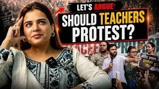 Thumbnail: Exam Leaks: Should Teachers in India join protests? Let’s argue with Dr Saloni Khanna 