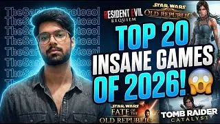 Thumbnail: Top 20 INSANE Games of 2026! 😱 (Resident Evil, Tomb Raider & More)