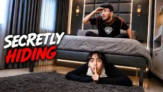 Thumbnail: Secretly Hiding in my House! 🤫 *They have no idea