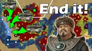 Thumbnail: End your domination games QUICKLY! - Civilization VI as Genghis Khan
