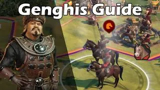 Thumbnail: The three steppes to destroy your opponents - Civilization 6 Genghis Khan Guide