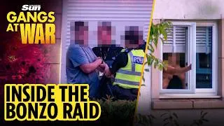 Thumbnail: Inside Steven 'Bonzo' Daniel dawn raid as stunned 'gang boss' arrested bleary-eyed & bare-chested