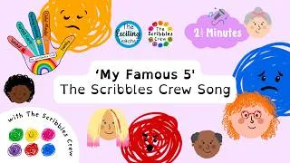 Thumbnail: My Famous 5 Song | Trusted Adults | The Scribbles Crew for Kids | Emotional Regulation for Children