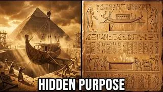 Thumbnail: These Hieroglyphs Reveal Why A Boat Was Buried Beside The Pyramids — No One Knows What It Was For