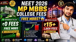 Thumbnail: MPDME 2026 MBBS Fees Analysis | Scholarship, Govt & Private College Complete Guide