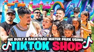 Thumbnail: WE BUILT A BACKYARD WATER PARK USING TIK TOK SHOP !! *FUNNY AF* 