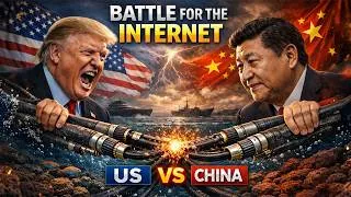 Thumbnail: BATTLE FOR THE INTERNET: US vs China Undersea Cable War Explained