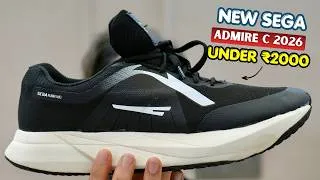 Thumbnail: New SEGA Admire C (2026) Running Shoes Review! 👟 Best Budget Shoes Under ₹2000? 🔥