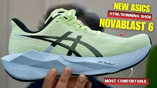 Thumbnail: NEW ASICS Novablast 6 Review ⚡ Crazy Bounce & Ultra Lightweight (232g)! 🔥