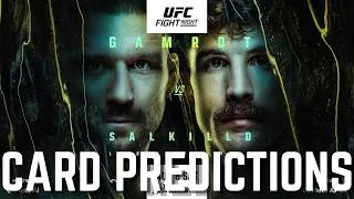 Thumbnail: UFC Fight Night Gamrot vs Salkilld Full Card Predictions