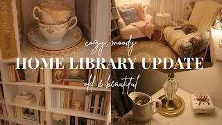 Thumbnail: OLD & BEAUTIFUL 📚🕯💕 building my dream home library 💕🕯📚 how I decorate with books & thrifted trinkets