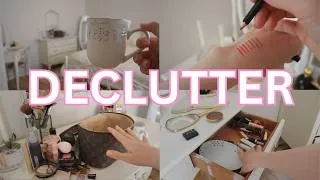 Thumbnail: getting my life together starting with decluttering my make-up