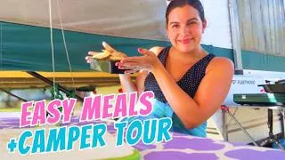 Thumbnail: What's For Dinner While Camping! Easy Meals to Make At Home or Camping | Updated Pop Up Camper Tour
